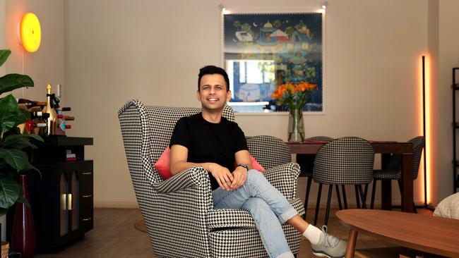 Dhruv Sharma found it so difficult to buy a Sydney home that he turned to chatgpt for answers. Picture: Jane Dempster