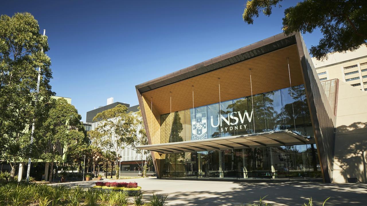 The University of NSW in Kensington, 6km from the Sydney CBD. Picture: UNSW