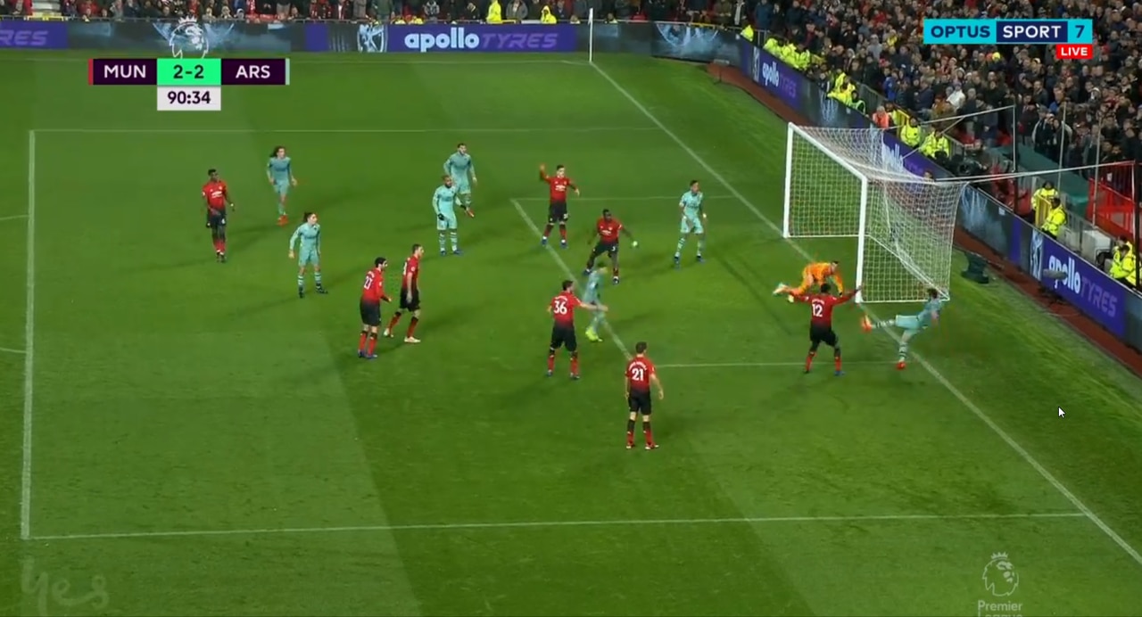 Henrikh Mkhitaryan scored from a ridiculous angle... but he was off-side