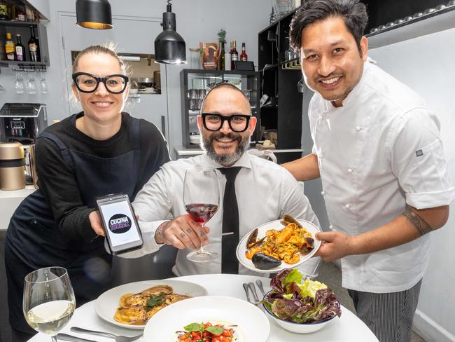 Cucina Toorak is dumping all weekend and card surcharges to please locals as customers would complain almost “every second transaction”. Picture: Brendan Beckett