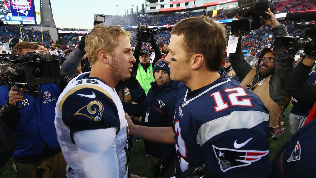 New England Patriots vs. Los Angeles Rams Super Bowl a meeting of past vs.  future