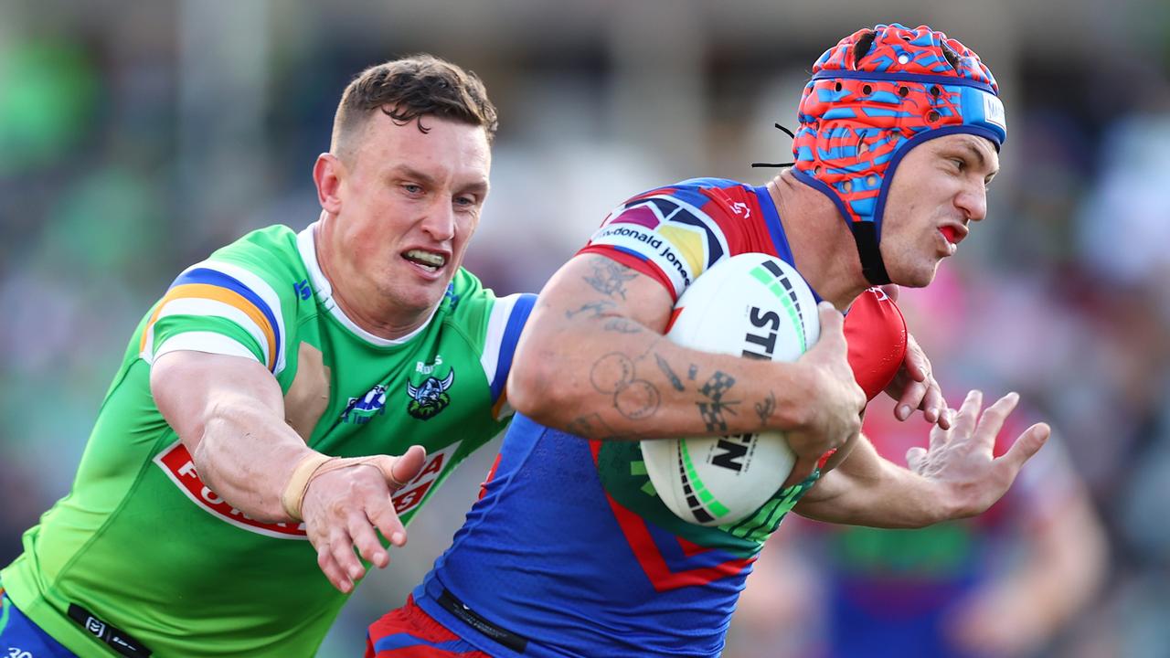 Kalyn Ponga and the Knights are flying. (Photo by Will Russell/Getty Images)