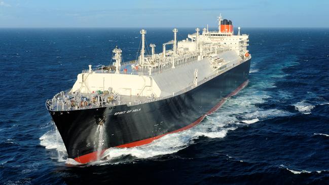 A PNG LNG shipment sets sail from Papua New Guinea.