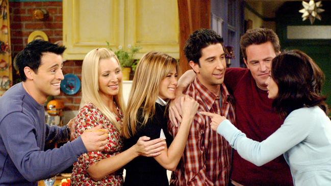 Matt LeBlanc, Lisa Kudrow, Jennifer Aniston, David Schwimmer, Matthew Perry and Courteney Cox. Picture: Everett Collection