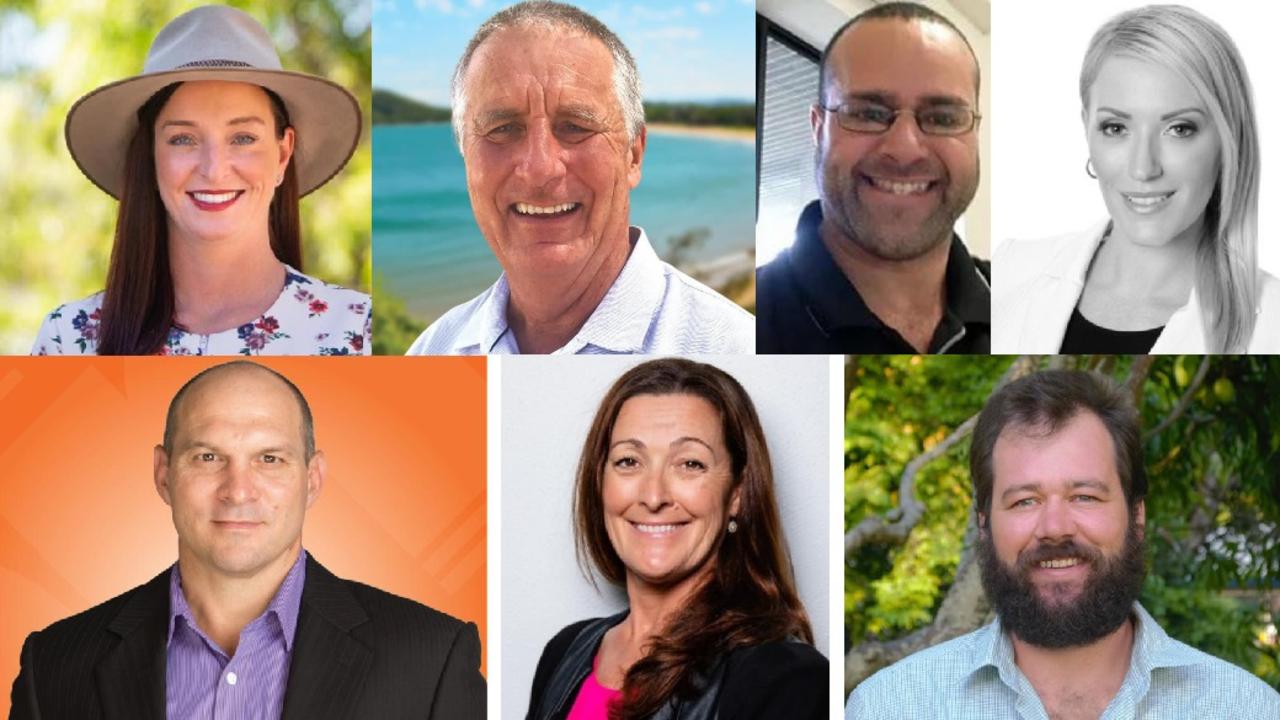 KEPPEL CANDIDATES: Labor's Brittany Lauga, LNP's Adrian de Groot, LCQ's Jimmy Dockery, UAP's Nikki Smeltz, ONP's Wade Rothery, IMOP's Paula Ganfield and The Greens' Clancy Mullbrick are contesting the seat of Keppel in the 2020 Queensland Election.