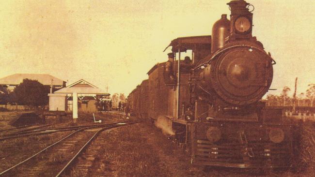 A train at the Marian Railway Station. Do you know more about this photograph? Email heidi.petith@news.com.au