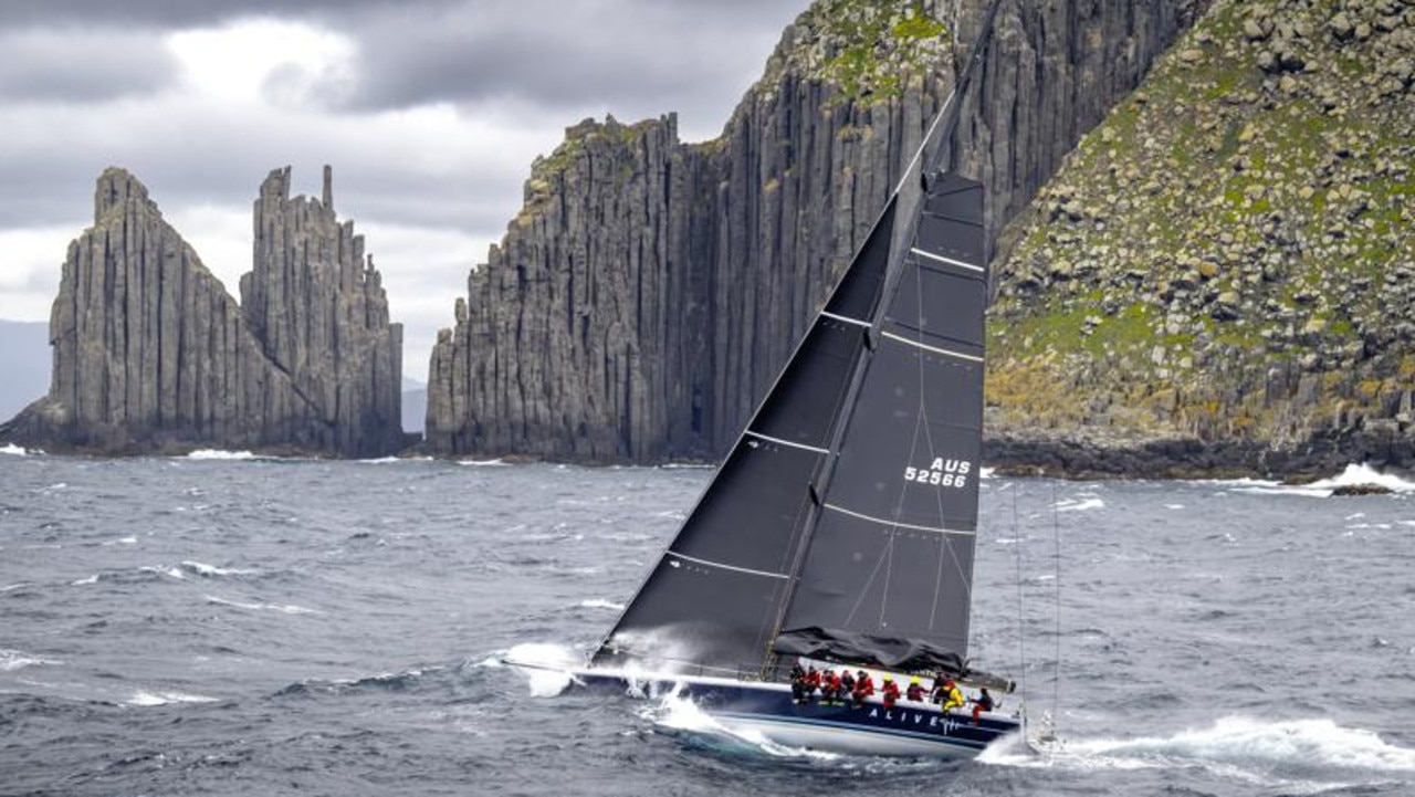 Alive is the defending overall champion in the Sydney to Hobart. Picture: Rolex/Kurt Arrigo