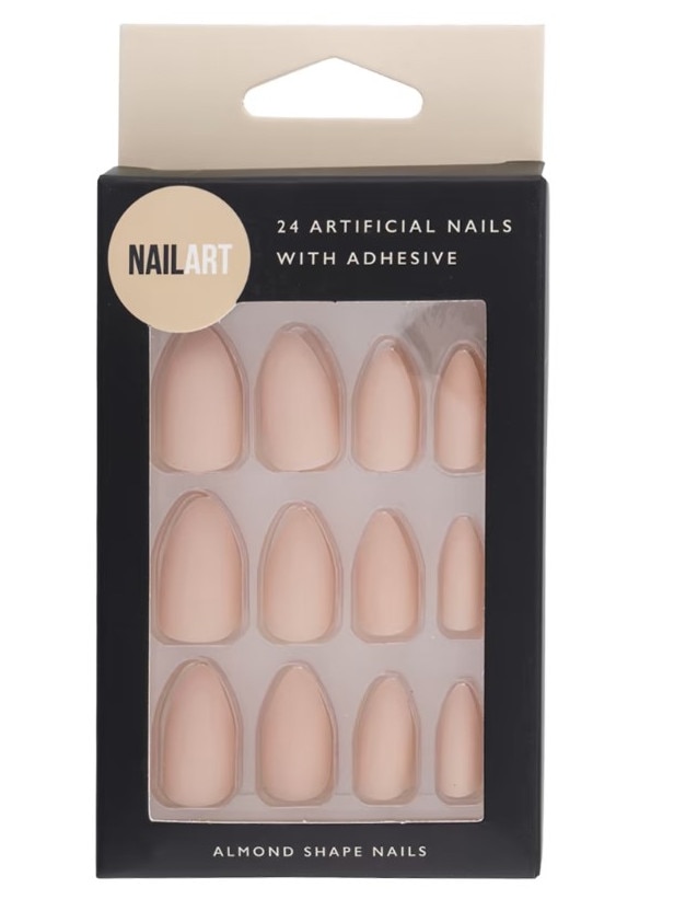 Ms Jozey is now a dedicated fan of Kmart press on nails. Picture: Kmart.