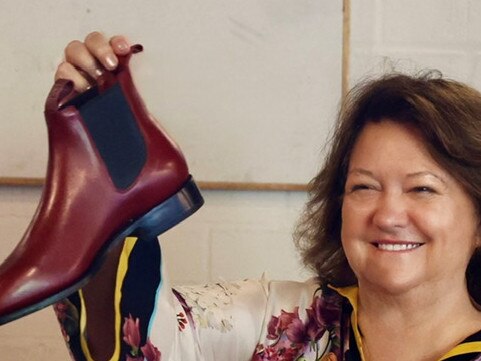 Gina Rinehart has acquired Australian bootmaker Rossi Boots. Picture: Supplied,