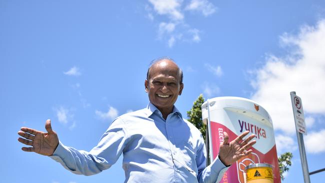 Springfield City Group Chairman Maha Sinnathamby is eager for Springfield to become the world's most eco-friendly community by 2038. Picture: Ebony Graveur