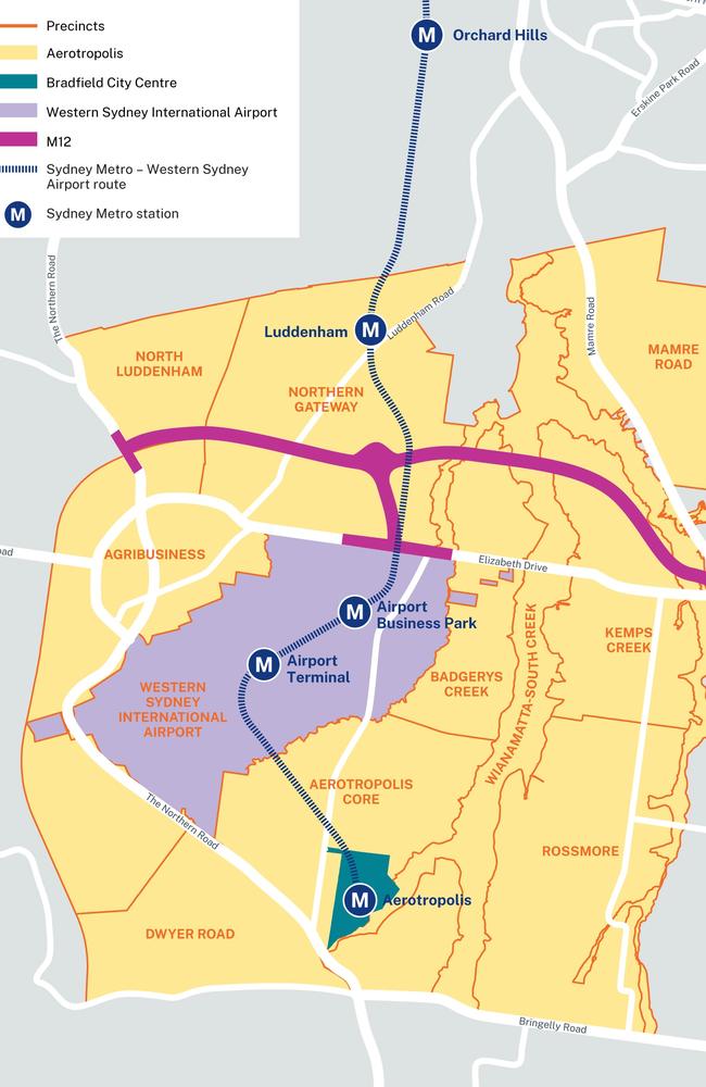 The new development will coincide with the development of the Western Sydney International Airport, slated to open in late-2026. Picture: Supplied