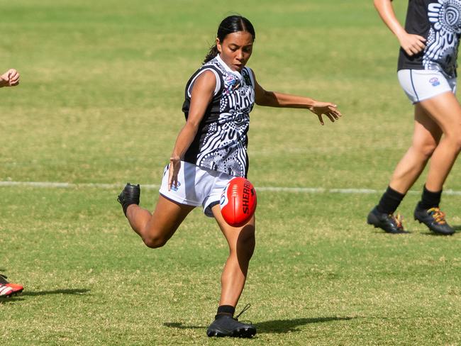 Palmerston Magpies’ Iesha Ronberg faces charges following an incident in Round 16. Picture: Che Chorley