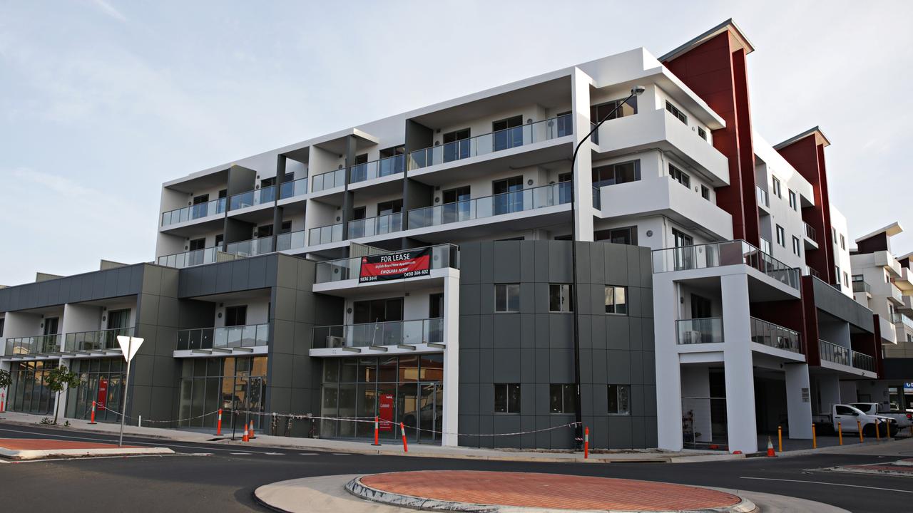 Many of the apartments in this Kellyville Ridge block have yet to be tenanted.