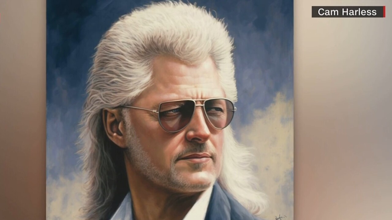 US Presidents sporting mullets in AI images