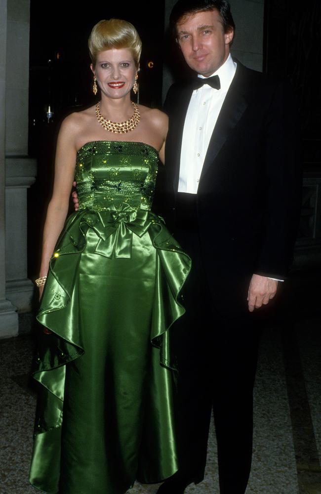Donald and Ivanka Trump pictured in 1987, the same year they travelled to Russia. Picture: PL Gould/Images/Getty Images