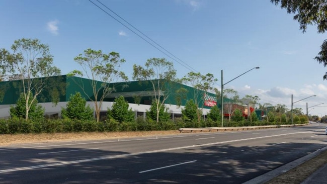 Artist‘s impression of a new Bunnings on Blaxland Rd in Campbelltown.