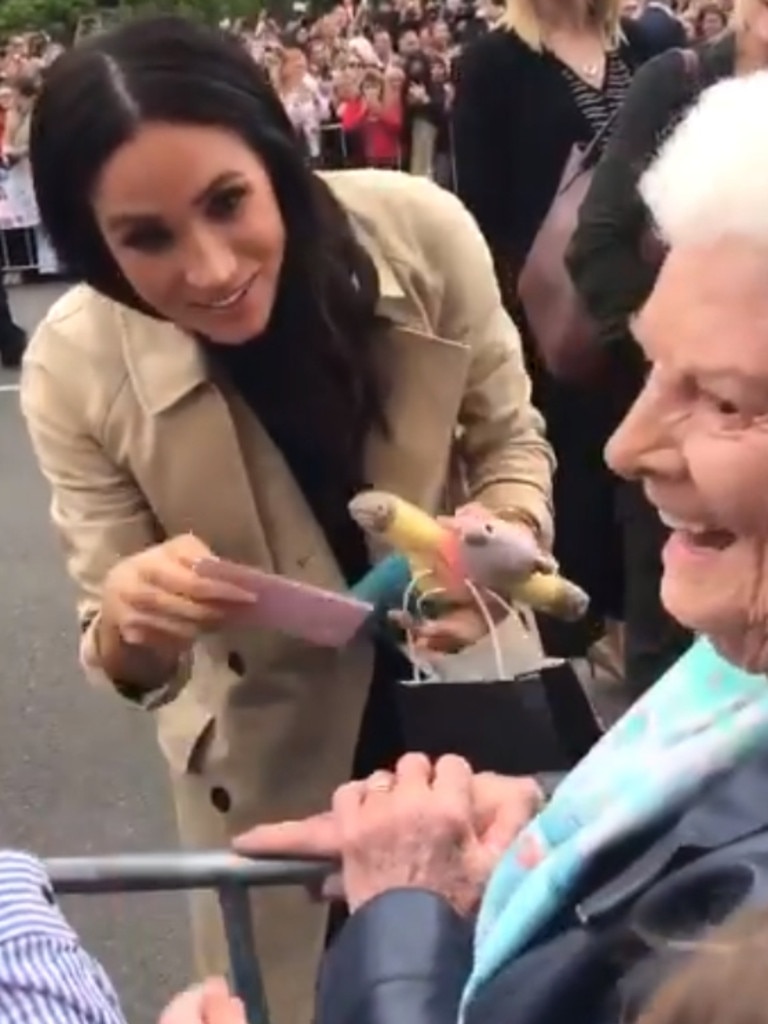 Meghan meets Mabel in Melbourne on day three.