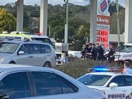 Man pinned, severely injured in horror service station incident