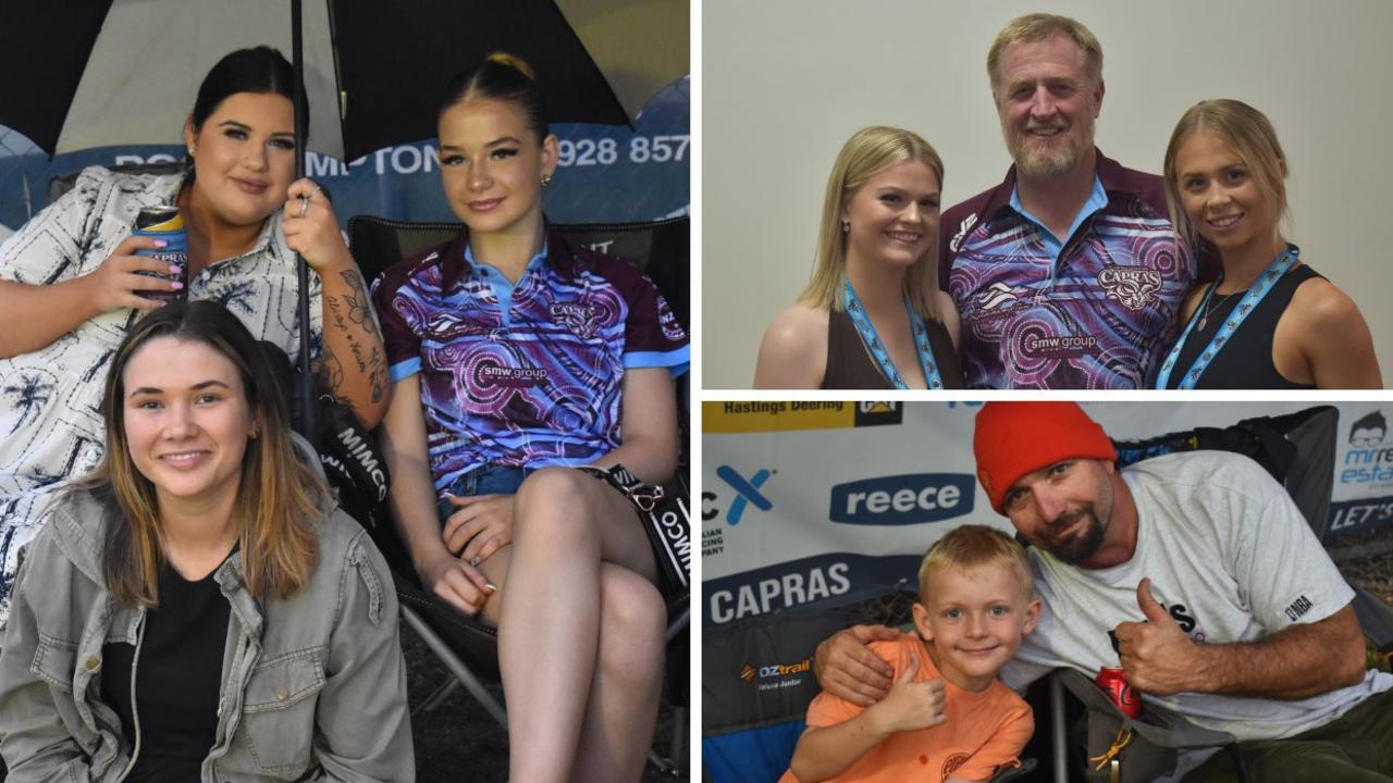 Faces in the crowd at the CQ Capras game against the Ipswich Jets in Round 12 of the Hostplus Cup at Rugby Park, Rockhampton, on June 1, 2024.