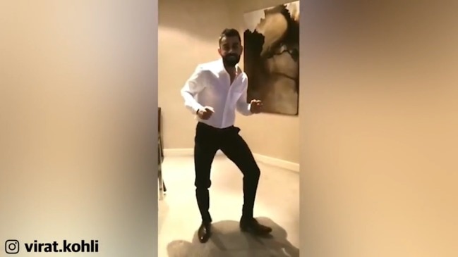 Virat Kohli busts out his 'signature move'