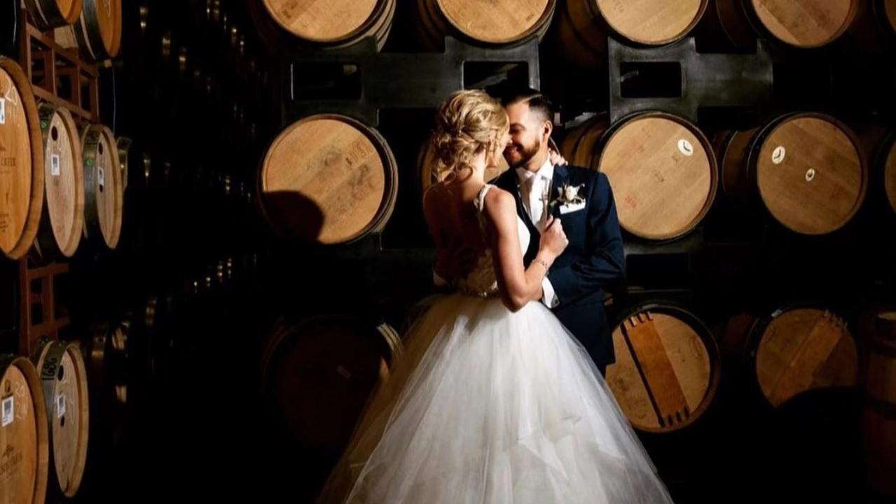 Elliot and Kim Blair were celebrating their first anniversary at the Las Rocas Resort and Spa in Rosarito Beach. Picture: Go Fund Me