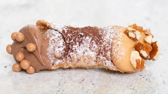 Dolcettini Patisserie's Salted Caramel &amp; Nutella Cannoli. Picture: Dolcettini Patisserie