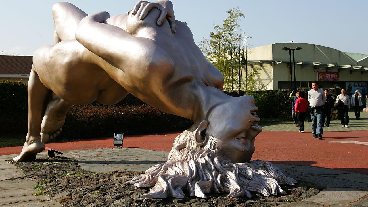 The park runs sex education films and features 140 sculptures representing humans in various sexual positions. Picture: Chung Sung-Jun/Getty Images.