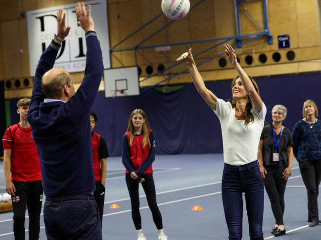 Kate is known for being competitive. Picture: Suzanne Plunkett/Pool/AFP