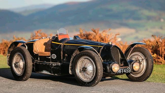 The 1934 Bugatti Type 59 Sports was part of the Bugatti works Grand Prix team during the 1934-35 seasons.