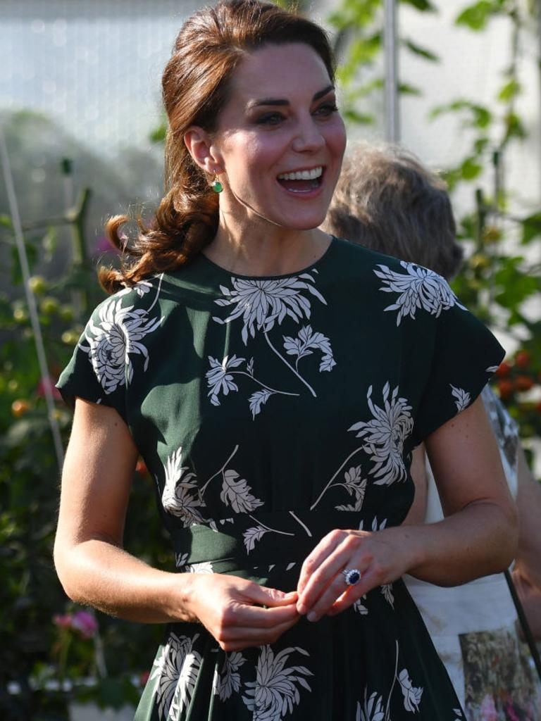 Kate wearing a similar design in May 2017. Picture: Ben Stansall – WPA Pool / Getty Images.