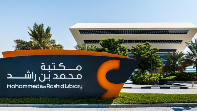 Mohammed Bin Rashid Library in Dubai.