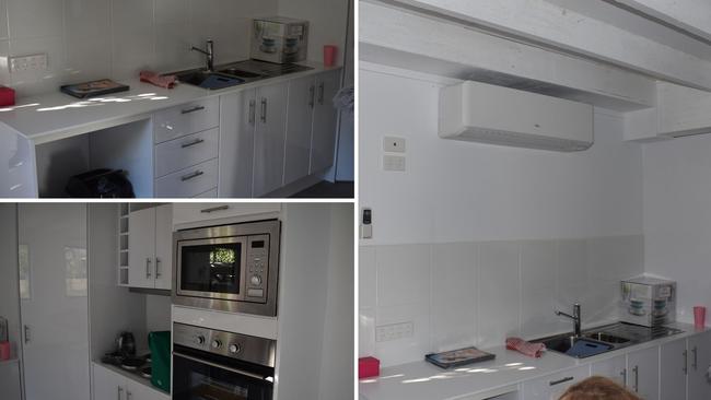 All building and installation of the unit was by community personal with the help of specialty tradesman.