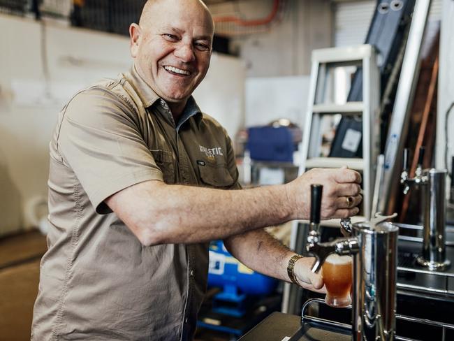 Peter Parry from the Athletic Club Brewery, Ballarat.