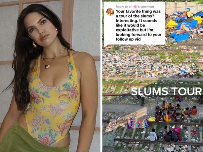Influencer slammed for ‘tone deaf’ post on ‘slums tour’