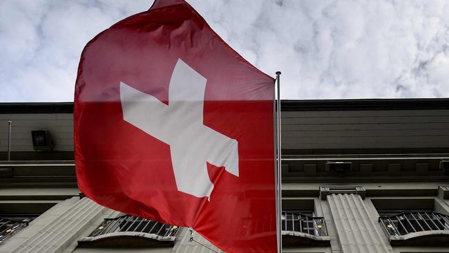 Inflation in Switzerland now sits at 2.3 per cent. Far lower than the rest of Europe. Picture: AFP