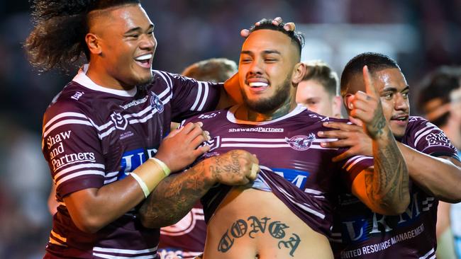 Addin Fonua-Blake was the best player on the field. AAP Image/Craig Golding.