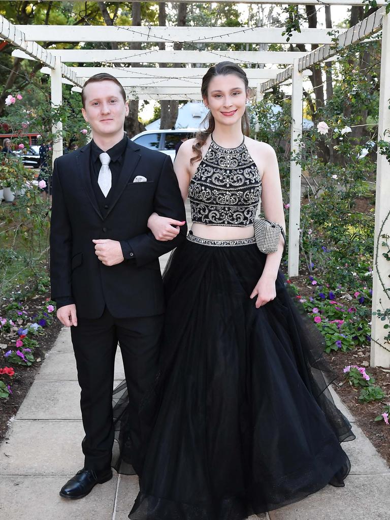 Connor McDonnell and Imogen Kleidon at Glennie School Formal. Picture: Patrick Woods.