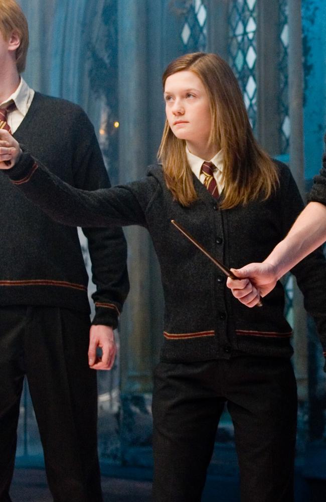 Bonnie Wright played Ginny Weasley in all eight Harry Potter movies.