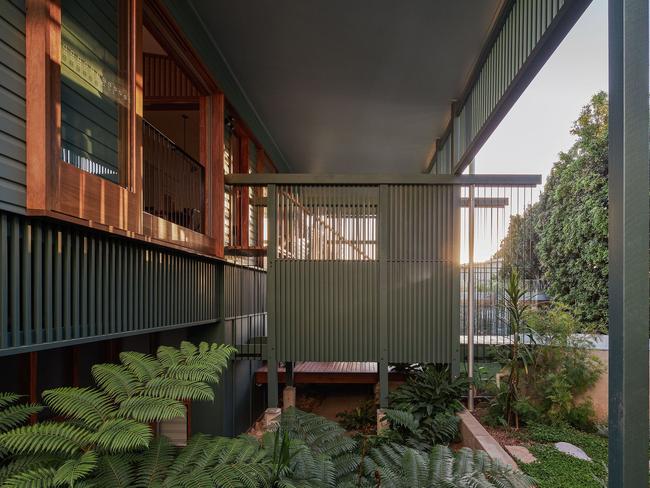 The finalists for the 2021 Dulux Colour Awards have been revealed, with five projects from Brisbane recognised for their exemplary use of colour in the built environment.  Single Residential Exterior Finalist: Engawa House by Arcke (Northgate 4013). Photo: Supplied