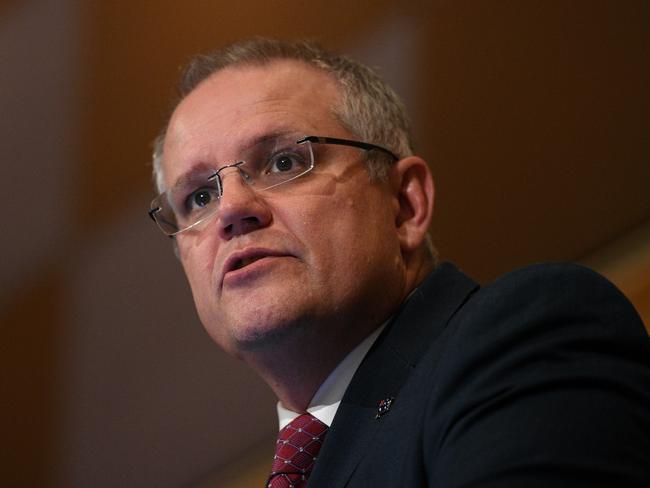 Federal Treasurer Scott Morrison is set to announce changes to infrastructure spending. Picture: AAP Image/Dan Himbrechts
