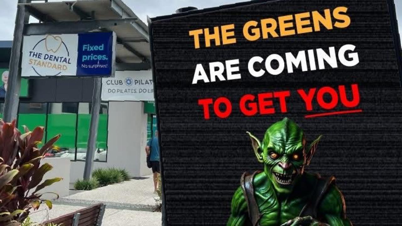 Greens MPs caught out using ‘fake’ attack ad to spruik for cash