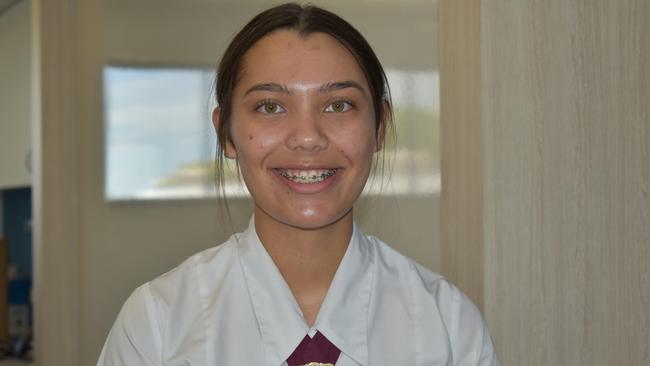 Going into year 12, Lalitha Cooper has her sights set on following in her cousin's footsteps and pursuing a career in pharmacy. Picture: Chloe Cufflin.