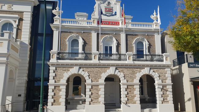 The Gawler Town Hall on Murray St, Gawler. Picture: Colin James