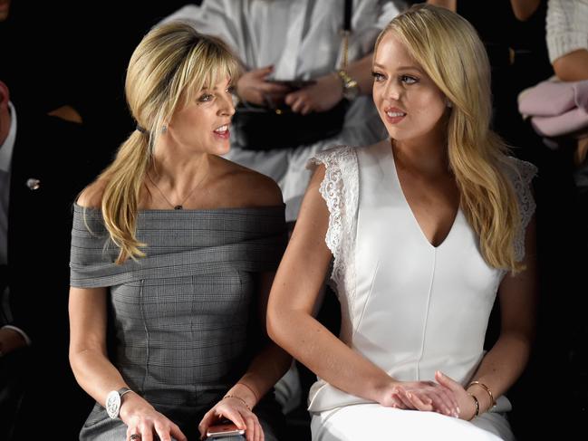 Marla Maples and Tiffany Trump attend the Taoray Wang collection during, New York Fashion Week: The Shows at Gallery 1, Skylight Clarkson Sq on February 11, 2017 in New York City. Picture: Getty