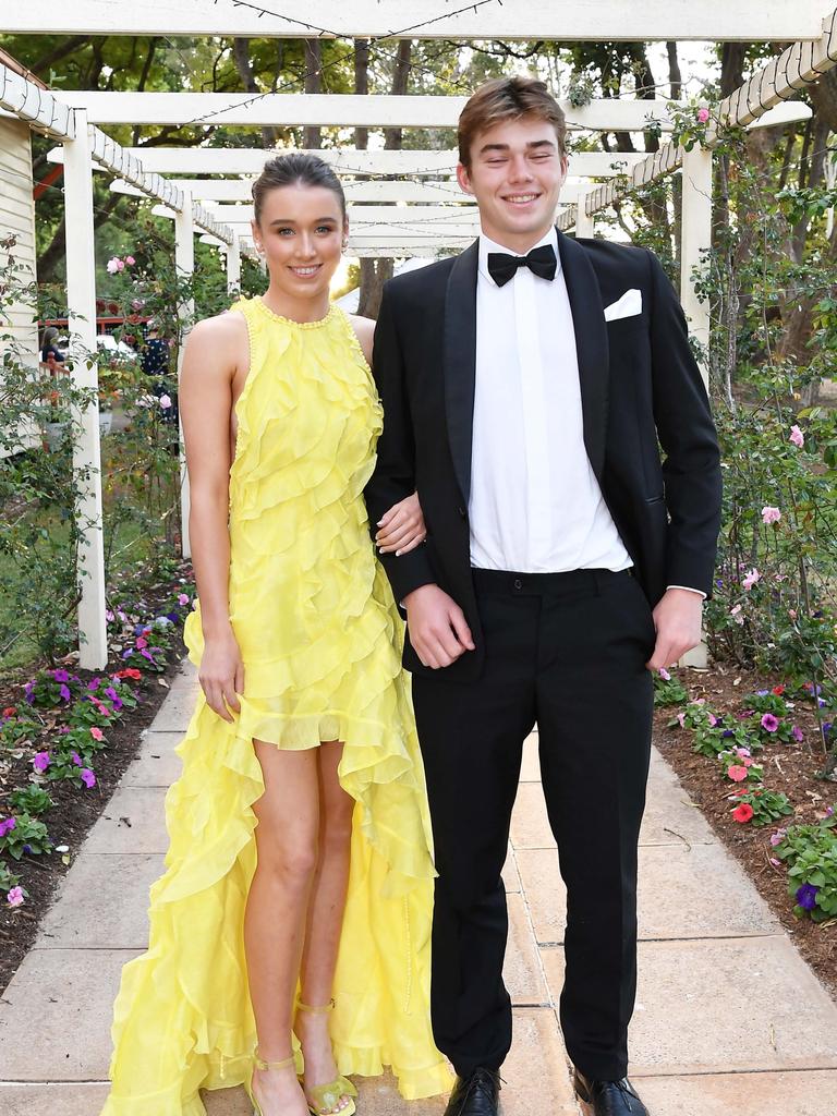 Abbey Wardle and Joe Onley at Glennie School Formal. Picture: Patrick Woods.