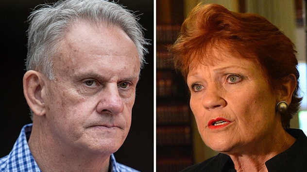 Mark Latham has hit out at his party’s leader Pauline Hanson over her response to his homophobic tweet.