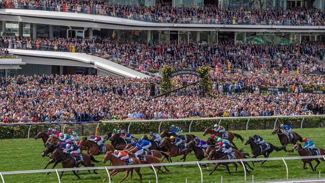 While the Spring Racing Carnival won’t be at full capacity, some fans will be allowed back. Picture: Jason Edwards