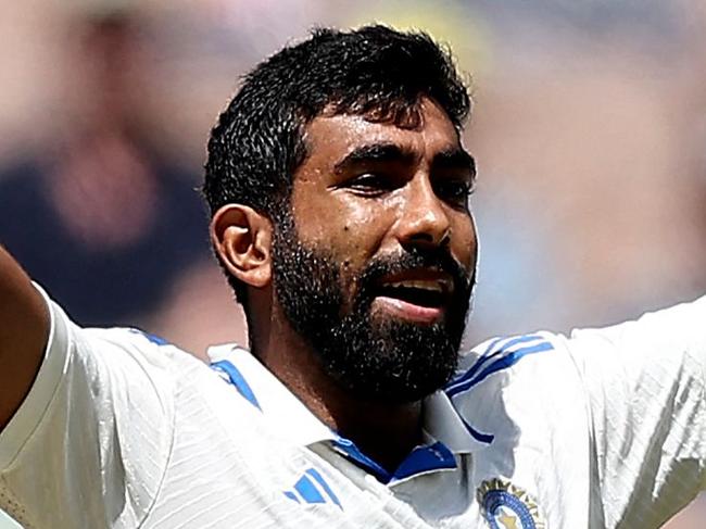 India's Jasprit Bumrah appeals for LBW on day four of the fourth cricket Test match between Australia and India at the Melbourne Cricket Ground (MCG) in Melbourne on December 29, 2024. (Photo by Martin KEEP / AFP) / -- IMAGE RESTRICTED TO EDITORIAL USE - STRICTLY NO COMMERCIAL USE --