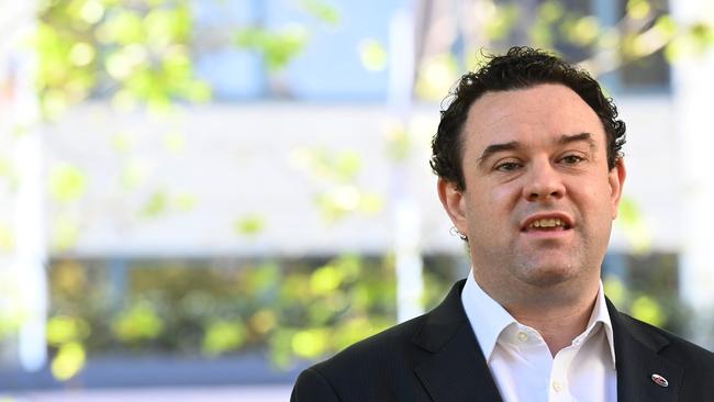 Western Sydney Minister Stuart Ayres will require the support of the Legislative Council to introduce further enabling legislation to indemnify WaterNSW. Picture: Jeremy Piper