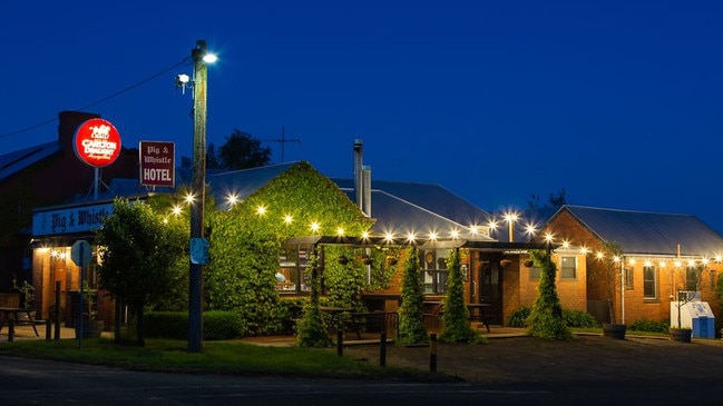 The Pig and Whistle Hotel in Trentham, Victoria. Picture: Facebook